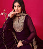Women's Faux Georgette Embroidered Kurti With Plazzo and Dupatta Set (BLACKLUXE CRAFTS) - BLACKLUXECRAFTS