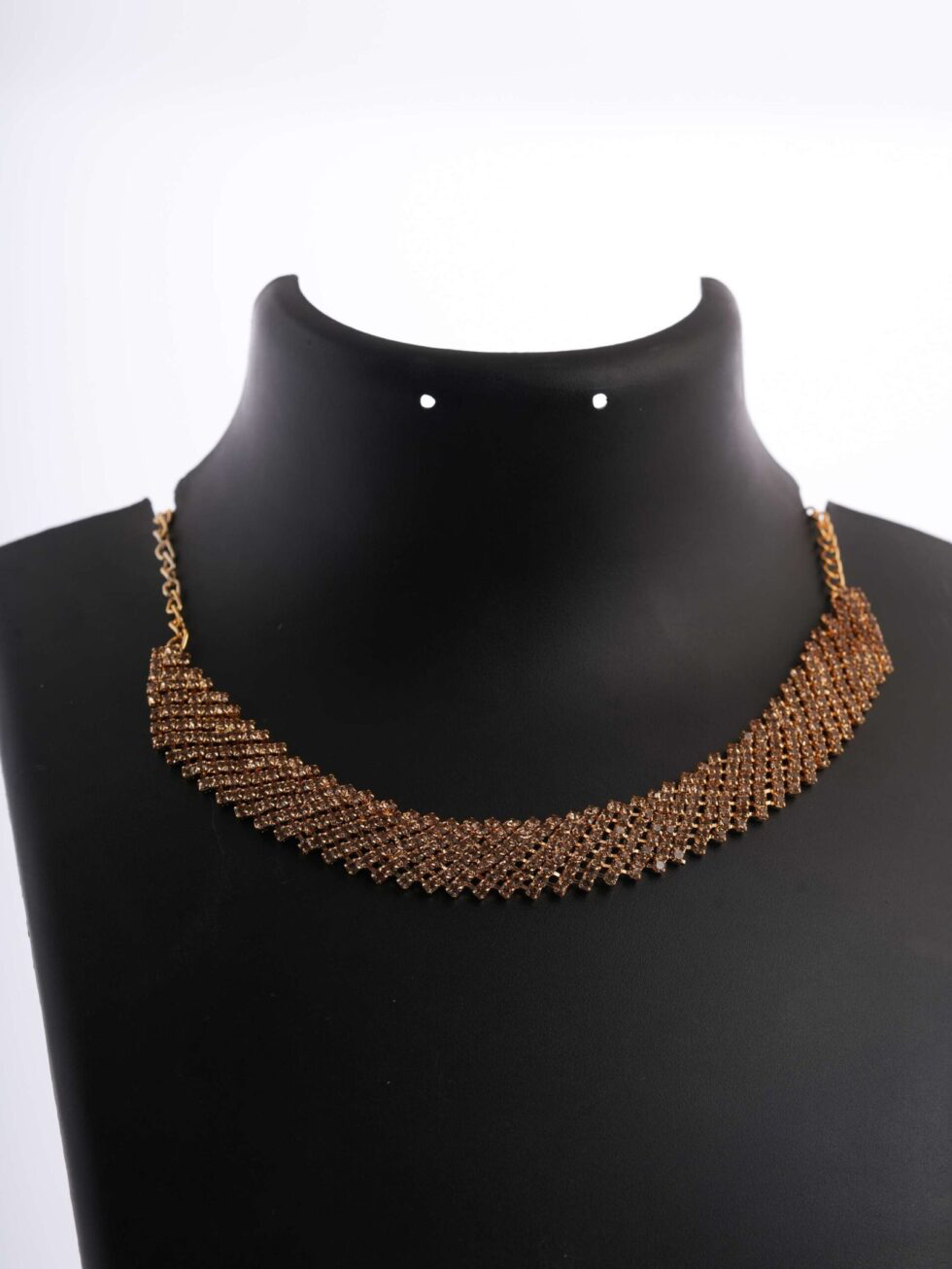 Luxury Gold Tassel Earrings and Choker Necklace Set Statement Bridal & Party Jewelry for Women (BLACKLUXE CRAFTS) - BLACKLUXECRAFTS