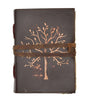 Handmade Leather Journal with Tree of Life | Vintage Writing Notebook, Travel Diary & Gift (BLACKLUXE CRAFTS) - BLACKLUXECRAFTS