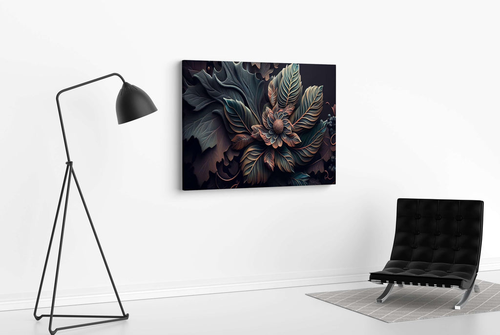 BLACKLUXE LIFESTYLE LTD Flower Paintings For Wall Decoration With Frame Canvas Painting For Living Room Bedroom Home Office & Hotels - BLACKLUXECRAFTS
