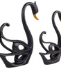 Handmade Black Swan Couple Figurines – Elegant Resin Sculpture for Romantic Home Decor, Modern Living Room & Wedding Gift (BLACKLUXE CRAFTS) - BLACKLUXECRAFTS