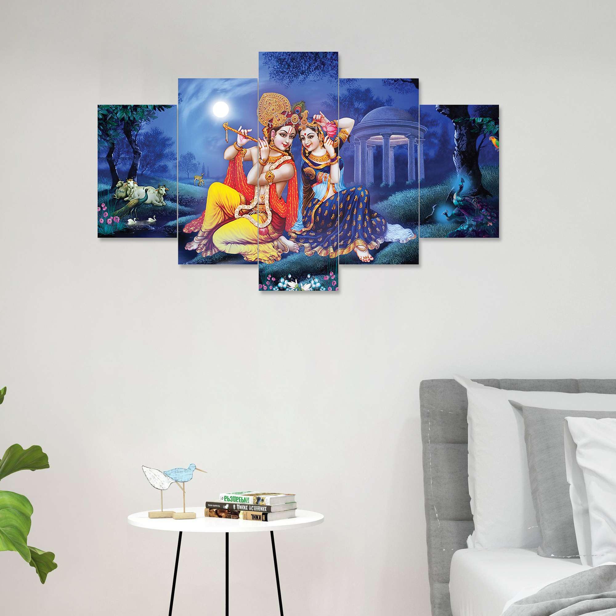 BLACKLUXE LIFESTYLE LTD Set of Five MDF Framed 3D Wall Painting for Home Decoration, Big Size Painting for Living Room, Bedroom (17x30 inches) WE 12 - BLACKLUXECRAFTS
