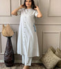 Elegant Black Kurta Set with Pink Embroidery | Women’s Ethnic Outfit (BLACKLUXE CRAFTS) - BLACKLUXECRAFTS