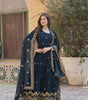 Embroidered Anarkali Set with Dupatta – Designer Indian Wedding & Festive Wear Outfit for Women (BLACKLUXE CRAFTS) - BLACKLUXECRAFTS