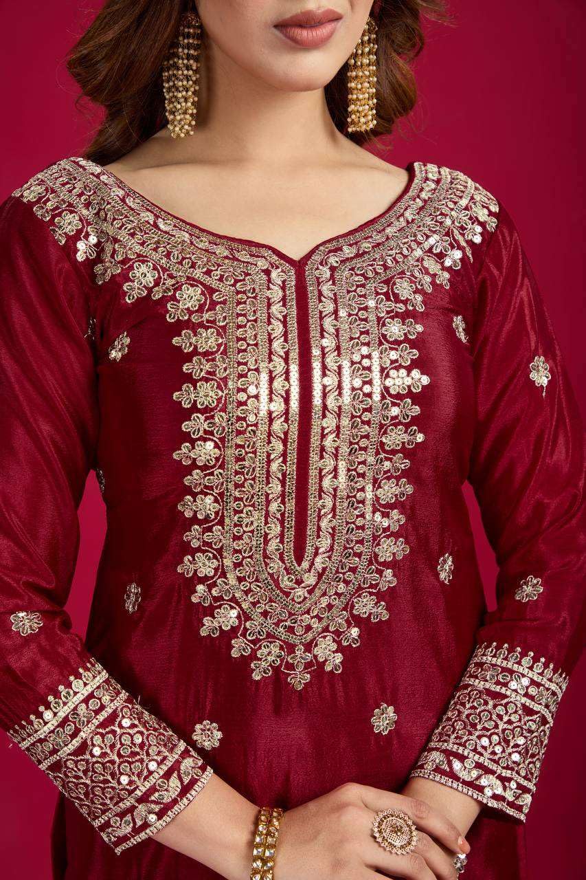 Black Embroidered Sharara Suit with Dupatta | Designer Indian Ethnic Wear | Party & Wedding Outfit for Women (BLACKLUXE CRAFTS) - BLACKLUXECRAFTS