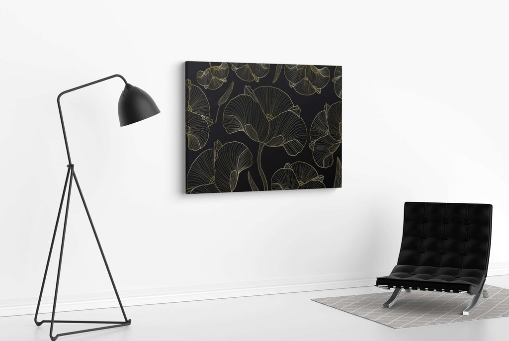 BLACKLUXE LIFESTYLE LTD Flower Paintings For Wall Decoration With Frame Canvas Painting For Living Room Bedroom Home Office & Hotels - BLACKLUXECRAFTS