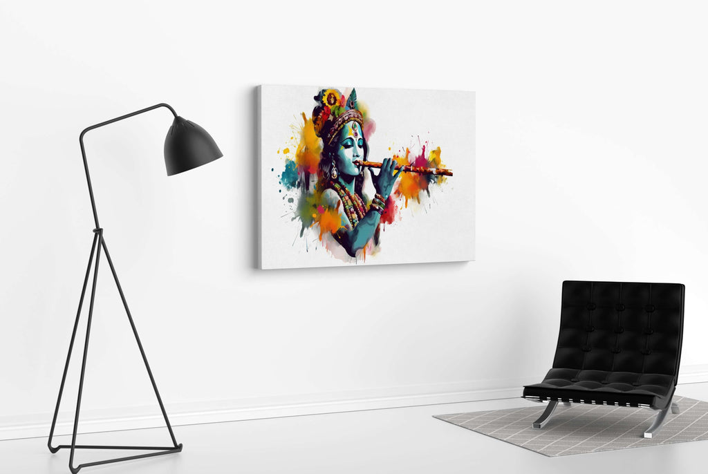 BLACKLUXE LIFESTYLE LTD Radha Krishna Paintings For Wall Decoration With Frame Canvas Painting For Living Room Bedroom Home Office & Hotels - BLACKLUXECRAFTS