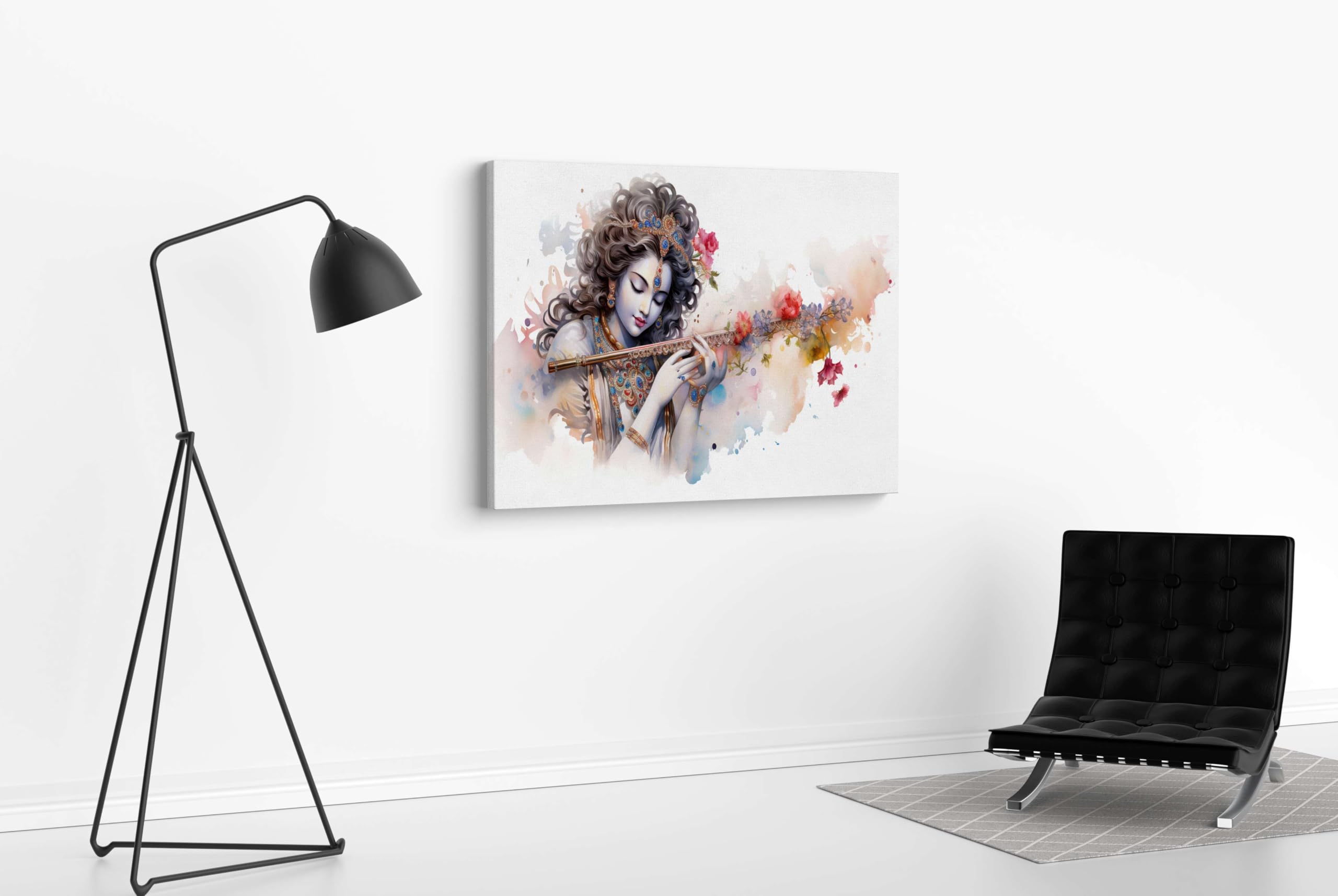 BLACKLUXE LIFESTYLE LTD Radha Krishna Paintings For Wall Decoration With Frame Canvas Painting For Living Room Bedroom Home Office & Hotels - BLACKLUXECRAFTS