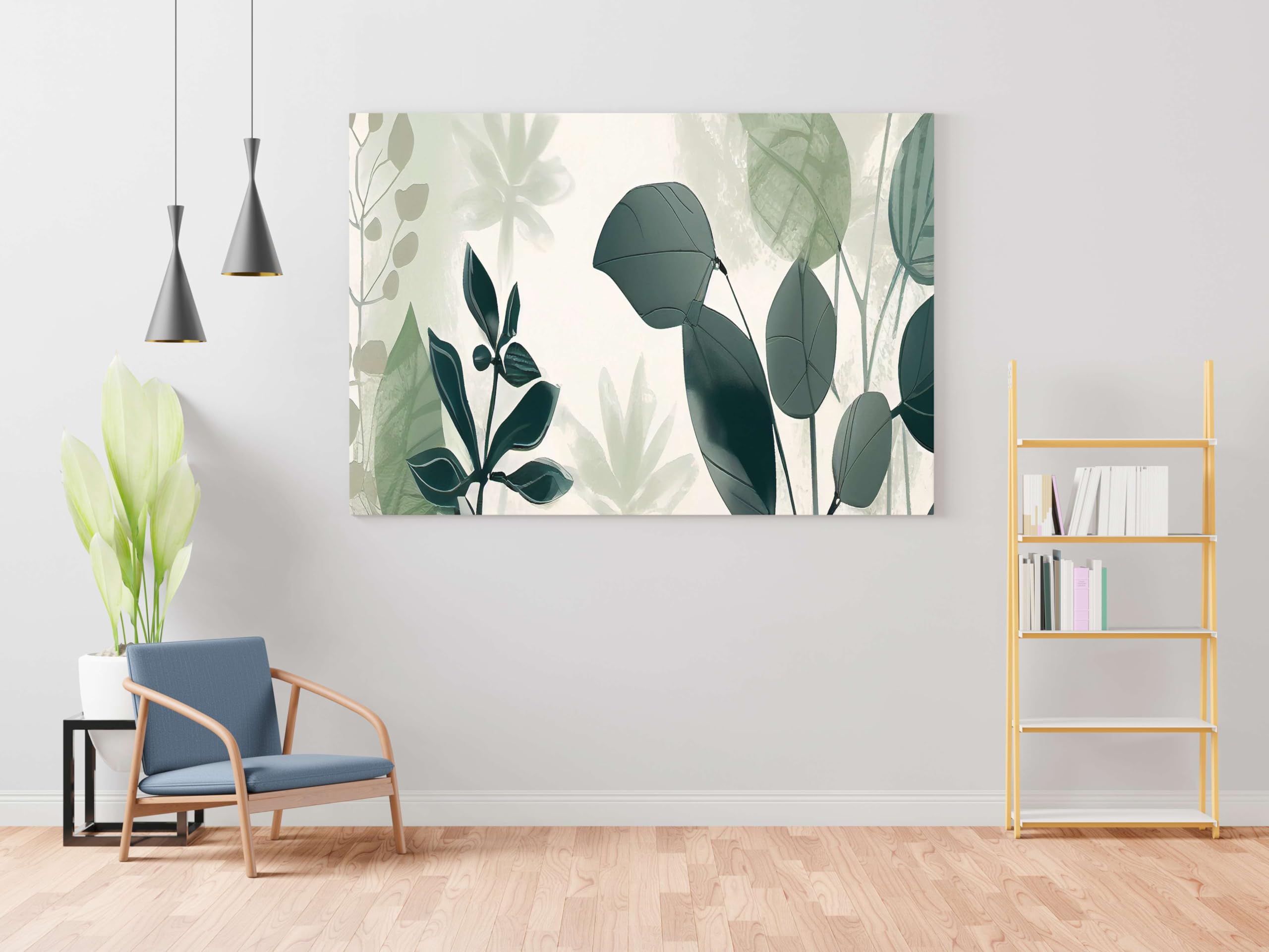 BLACKLUXE LIFESTYLE LTD Flower Paintings For Wall Decoration With Frame Canvas Painting For Living Room Bedroom Home Office & Hotels - BLACKLUXECRAFTS