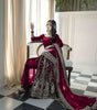 Maroon Sharara Suit with Heavy Silver Embroidery & Dupatta | Bridal & Wedding Wear (BLACKLUXE CRAFTS) - BLACKLUXECRAFTS