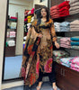 Black Floral Printed Suit Set with Dupatta – Elegant Indian Ethnic Wear for Parties & Festive Occasions (BLACKLUXE CRAFTS) - BLACKLUXECRAFTS