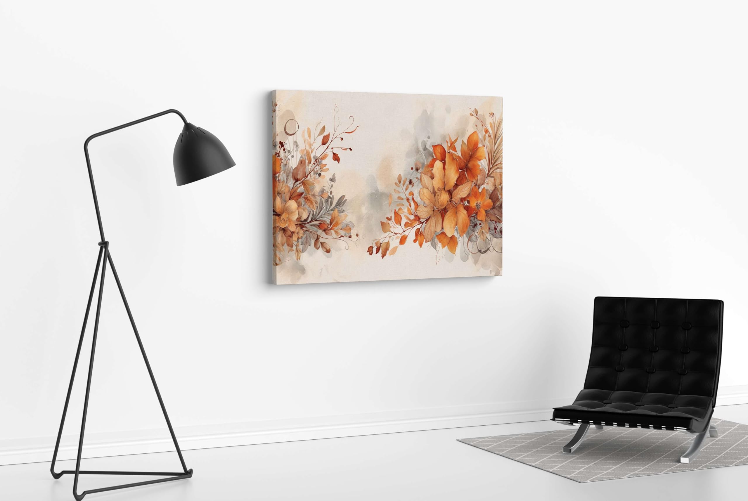 BLACKLUXE LIFESTYLE LTD Flower Paintings For Wall Decoration With Frame Canvas Painting For Living Room Bedroom Home Office & Hotels - BLACKLUXECRAFTS