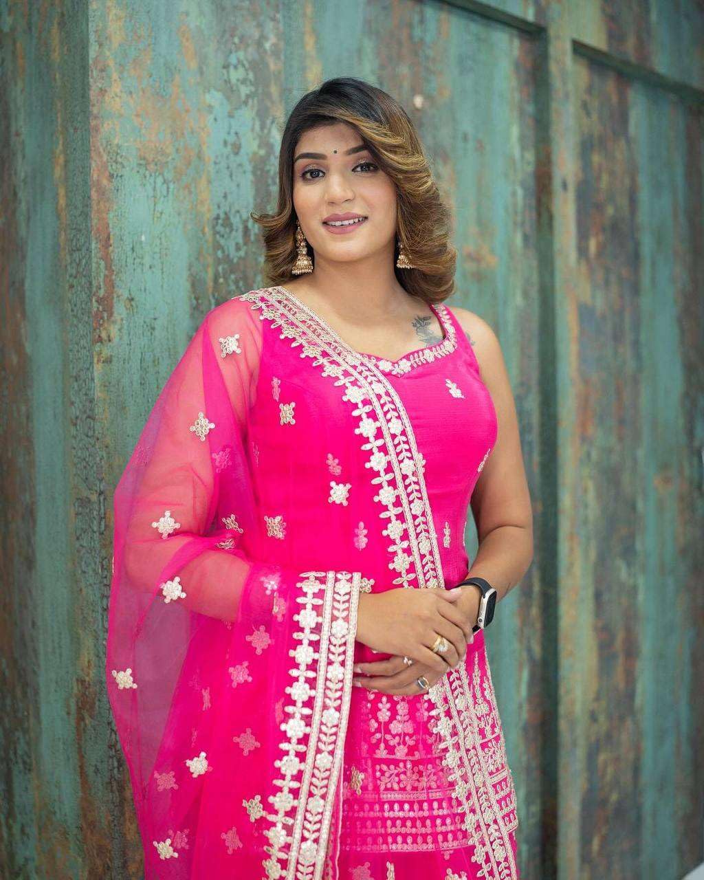 Embroidered Lehenga Suit with Dupatta – Festive Party Wear Indian Ethnic Outfit for Women (BLACKLUXE CRAFTS) - BLACKLUXECRAFTS