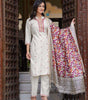Women's Cotton Embroidered Straight Kurti With Pant and Dupatta Set (BLACKLUXE CRAFTS) - BLACKLUXECRAFTS