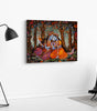BLACKLUXE LIFESTYLE LTD Radha Krishna Paintings For Wall Decoration With Frame Canvas Painting For Living Room Bedroom Home Office & Hotels - BLACKLUXECRAFTS