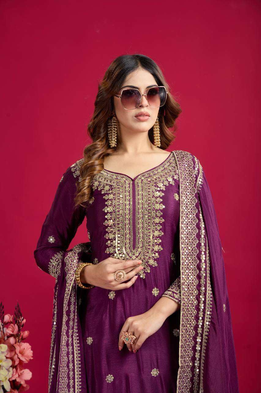 Black Embroidered Sharara Suit with Dupatta | Designer Indian Ethnic Wear | Party & Wedding Outfit for Women (BLACKLUXE CRAFTS) - BLACKLUXECRAFTS