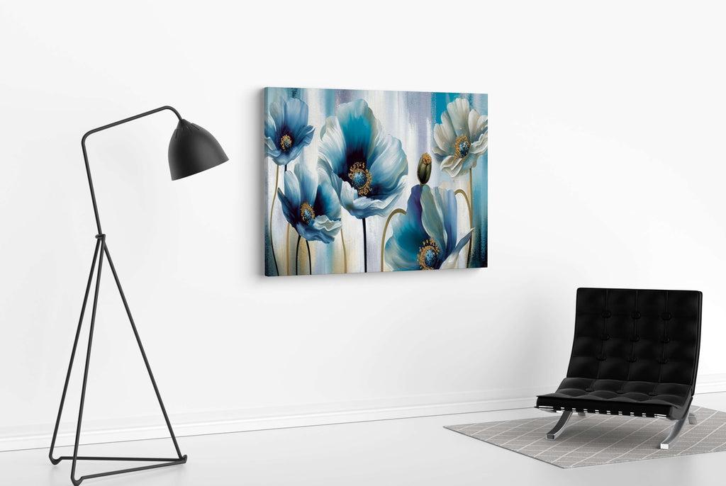 BLACKLUXE LIFESTYLE LTD Flower Paintings For Wall Decoration With Frame Canvas Painting For Living Room Bedroom Home Office & Hotels - BLACKLUXECRAFTS