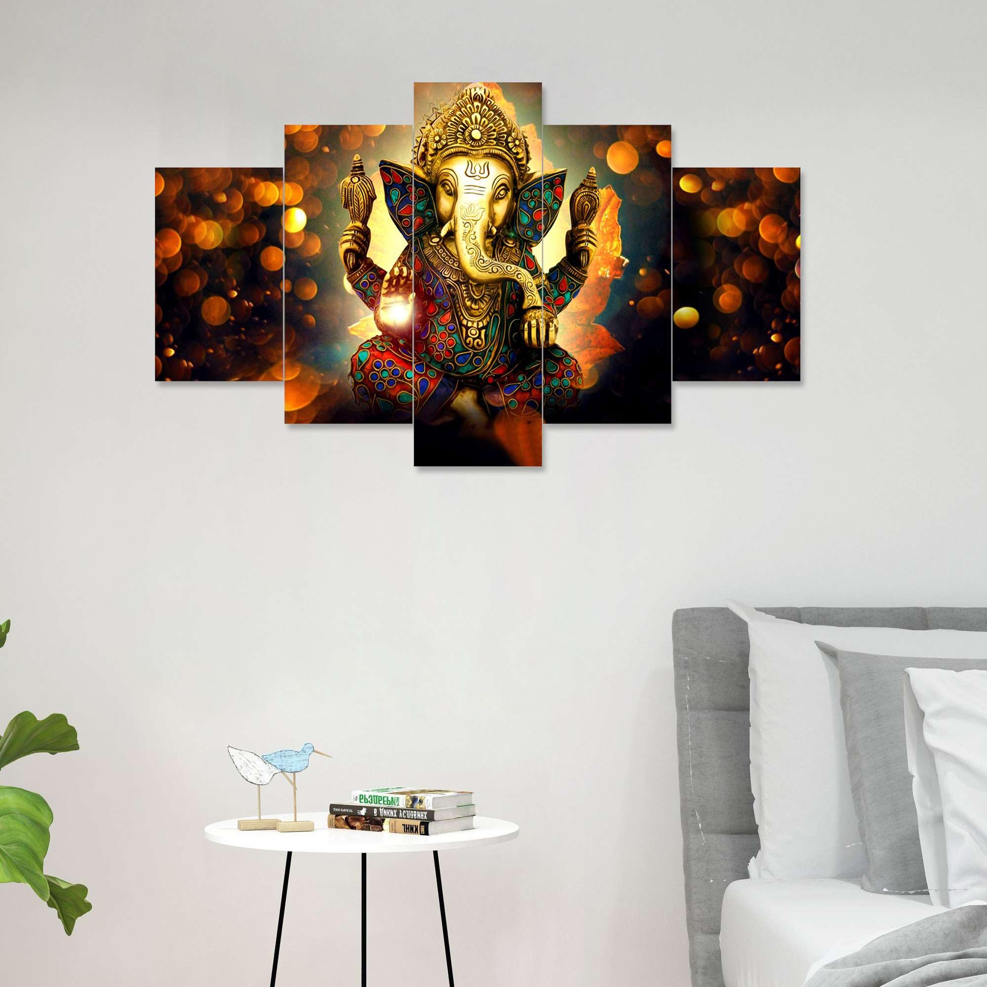 BLACKLUXE LIFESTYLE LTD Set of Five MDF Framed 3D Wall Painting for Home Decoration, Big Size Painting for Living Room, Bedroom (17x30 inches) WE 20 - BLACKLUXECRAFTS
