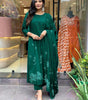 Embroidered Cotton Kurta Set with Dupatta – Elegant Party & Festive Wear for Women (BLACKLUXE CRAFTS) - BLACKLUXECRAFTS
