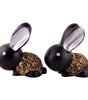 Handmade Black & Gold Bunny Figurines – Cute Resin Rabbit Pair Decorative Sculptures for Modern Home, Office & Tabletop Decor (BLACKLUXE CRAFTS) - BLACKLUXECRAFTS
