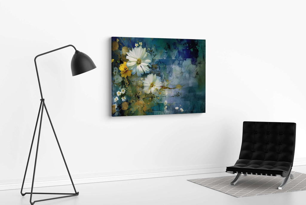 BLACKLUXE LIFESTYLE LTD Flower Paintings For Wall Decoration With Frame Canvas Painting For Living Room Bedroom Home Office & Hotels - BLACKLUXECRAFTS