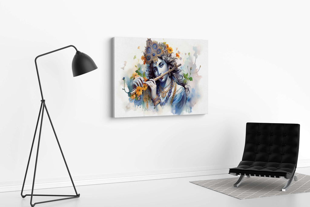 BLACKLUXE LIFESTYLE LTD Radha Krishna Paintings For Wall Decoration With Frame Canvas Painting For Living Room Bedroom Home Office & Hotels - BLACKLUXECRAFTS