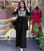 Embroidered Kurti with Palazzo Set – Women’s Peplum Style Ethnic Co-ord Outfit (BLACKLUXE CRAFTS) - BLACKLUXECRAFTS