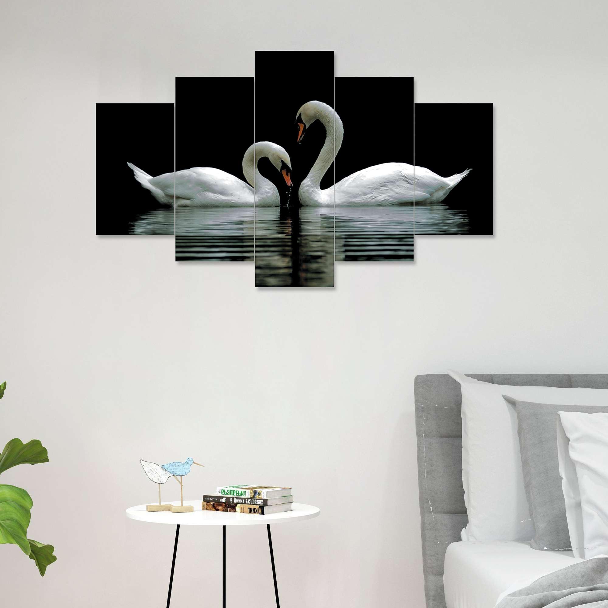 BLACKLUXE LIFESTYLE LTD Set of Five MDF Framed 3D Wall Painting for Home Decoration, Big Size Painting for Living Room, Bedroom (17x30 inches) WE 29 - BLACKLUXECRAFTS