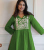 Cotton Embroidered Short Kurta Set – Handcrafted Ethnic Wear for Women with Pants (BLACKLUXE CRAFTS) - BLACKLUXECRAFTS