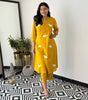 Handmade Cotton Kurta Set with Blue Elephant Embroidery – Casual & Office Wear for Women (BLACKLUXE CRAFTS) - BLACKLUXECRAFTS