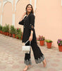 Elegant Black Kurti with Palazzo Pants – Women’s Designer Embroidered Party & Casual Wear Set (BLACKLUXE CRAFTS) - BLACKLUXECRAFTS