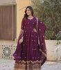 Embroidered Anarkali Set with Dupatta – Designer Indian Wedding & Festive Wear Outfit for Women (BLACKLUXE CRAFTS) - BLACKLUXECRAFTS