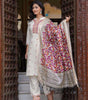 Women's Cotton Embroidered Straight Kurti With Pant and Dupatta Set (BLACKLUXE CRAFTS) - BLACKLUXECRAFTS