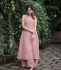 Blush Pink Sleeveless Cotton Kurta Set with Pants | Summer Co-Ord Outfit for Women | Casual Ethnic Wear (BLACKLUXE CRAFTS) - BLACKLUXECRAFTS