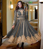 Women's Faux Georgette Embroidered Sequence Work Anarkali Kurti Gown with Net Dupatta (BLACKLUXE CRAFTS) - BLACKLUXECRAFTS