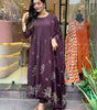 Embroidered Cotton Kurta Set with Dupatta – Elegant Party & Festive Wear for Women (BLACKLUXE CRAFTS) - BLACKLUXECRAFTS