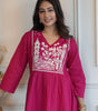 Cotton Embroidered Short Kurta Set – Handcrafted Ethnic Wear for Women with Pants (BLACKLUXE CRAFTS) - BLACKLUXECRAFTS