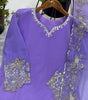 Women’s Georgette Embroidered Kurta with Plazzo and Dupatta Set (BLACKLUXE CRAFTS) - BLACKLUXECRAFTS