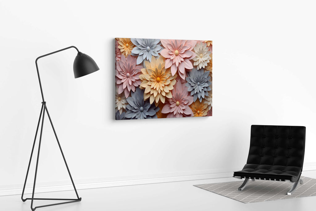 BLACKLUXE LIFESTYLE LTD Flower Paintings For Wall Decoration With Frame Canvas Painting For Living Room Bedroom Home Office & Hotels - BLACKLUXECRAFTS