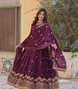 Embroidered Anarkali Set with Dupatta – Designer Indian Wedding & Festive Wear Outfit for Women (BLACKLUXE CRAFTS) - BLACKLUXECRAFTS