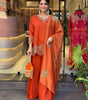 Women’s Georgette Embroidered Kurta with Plazzo and Dupatta Set (BLACKLUXE CRAFTS) - BLACKLUXECRAFTS