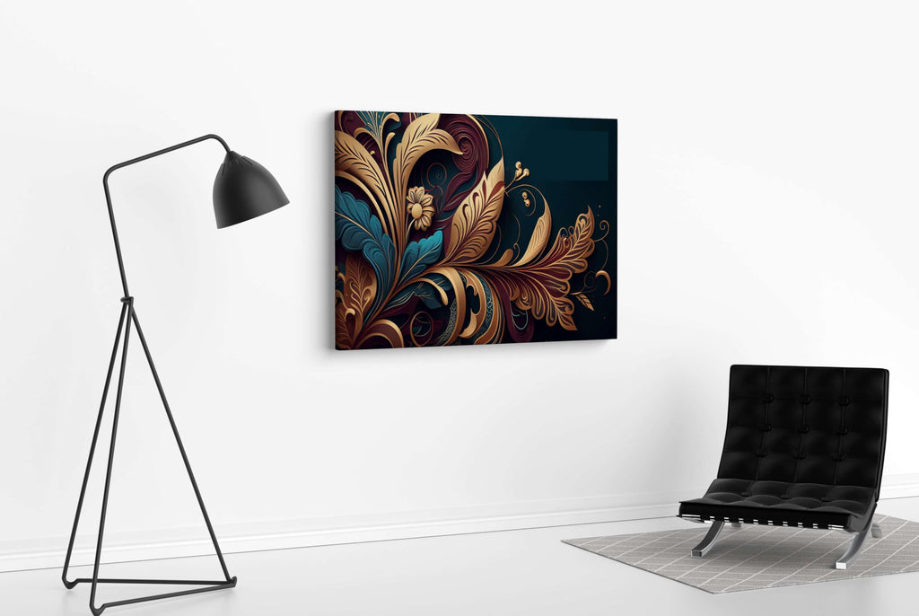 BLACKLUXE LIFESTYLE LTD Flower Paintings For Wall Decoration With Frame Canvas Painting For Living Room Bedroom Home Office & Hotels - BLACKLUXECRAFTS