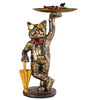 Vintage Gold Bulldog Butler Statue with Tray – Resin Dog Figurine Candy Dish & Decorative Organizer for Home Décor (BLACKLUXE CRAFTS) - BLACKLUXECRAFTS