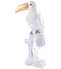 White Toucan Bird Figurine – Handcrafted Resin Tropical Bird Statue with Golden Beak for Modern Home Décor (BLACKLUXE CRAFTS) - BLACKLUXECRAFTS