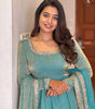 Women's Fandy Silk Embroidered Anarkali Kurti Gown With Dupatta Set (BLACKLUXE CRAFTS) - BLACKLUXECRAFTS