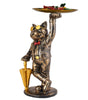 Vintage Gold Bulldog Butler Statue with Tray – Resin Dog Figurine Candy Dish & Decorative Organizer for Home Décor (BLACKLUXE CRAFTS) - BLACKLUXECRAFTS