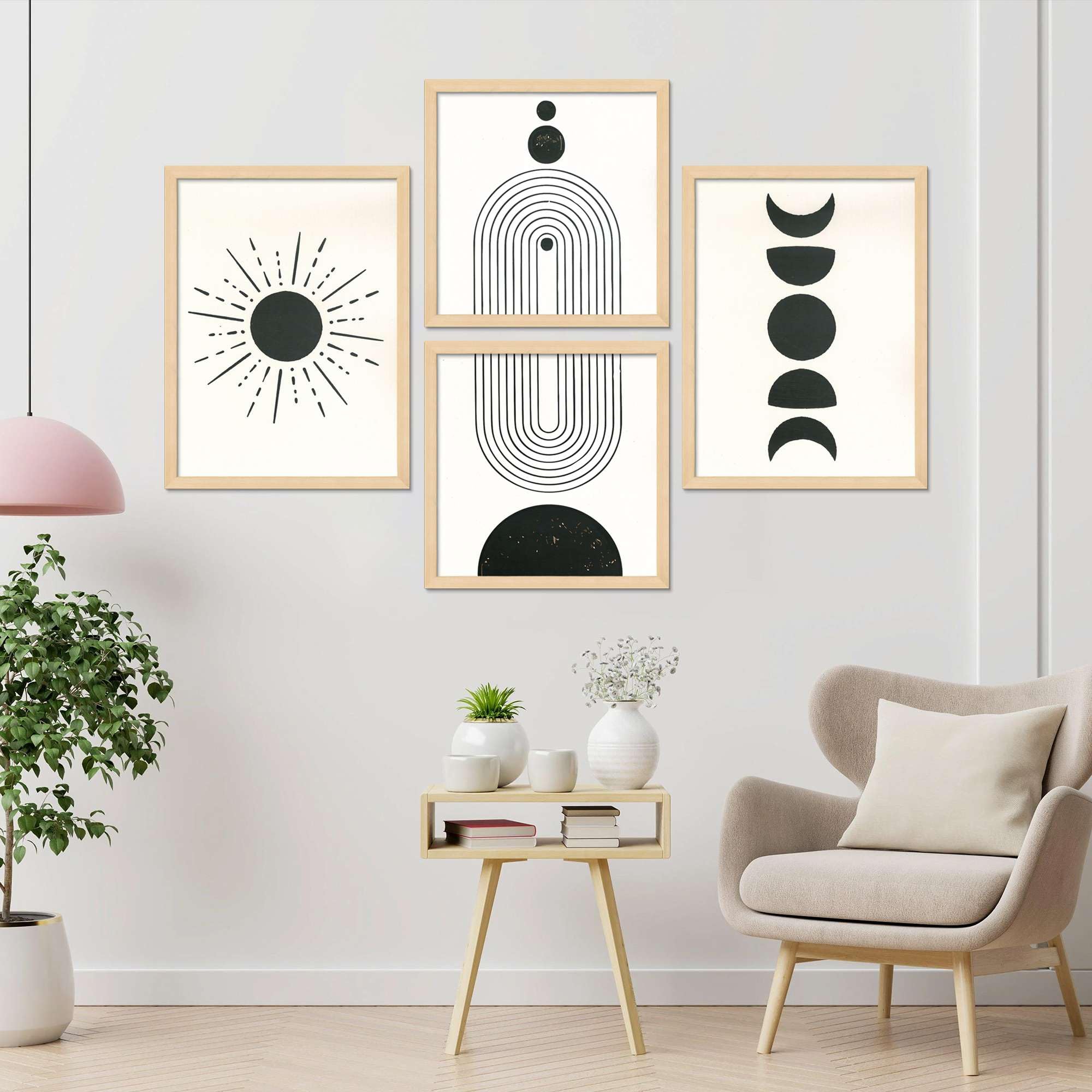 Minimalist Geometric Wall Art Set of 4 | Black and White Abstract Prints | Modern Framed Artwork for Living Room, Bedroom & Office Decor
( 36X24 Inches ) (BLACKLUXE CRAFTS) - BLACKLUXECRAFTS
