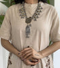 Women's Cotton Embroidered A-Line Kurti With Pant (BLACKLUXE CRAFTS) - BLACKLUXECRAFTS