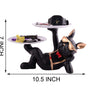 Luxury Bulldog Butler Statue with Dual Tray – Black Resin Dog Figurine for Keys, Watches & Home Décor (BLACKLUXE CRAFTS) - BLACKLUXECRAFTS