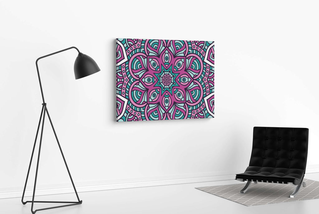 BLACKLUXE LIFESTYLE LTD Mandala Art Painting For Wall Decoration With Frame Canvas Painting For Living Room Bedroom Home Office & Hotels - BLACKLUXECRAFTS